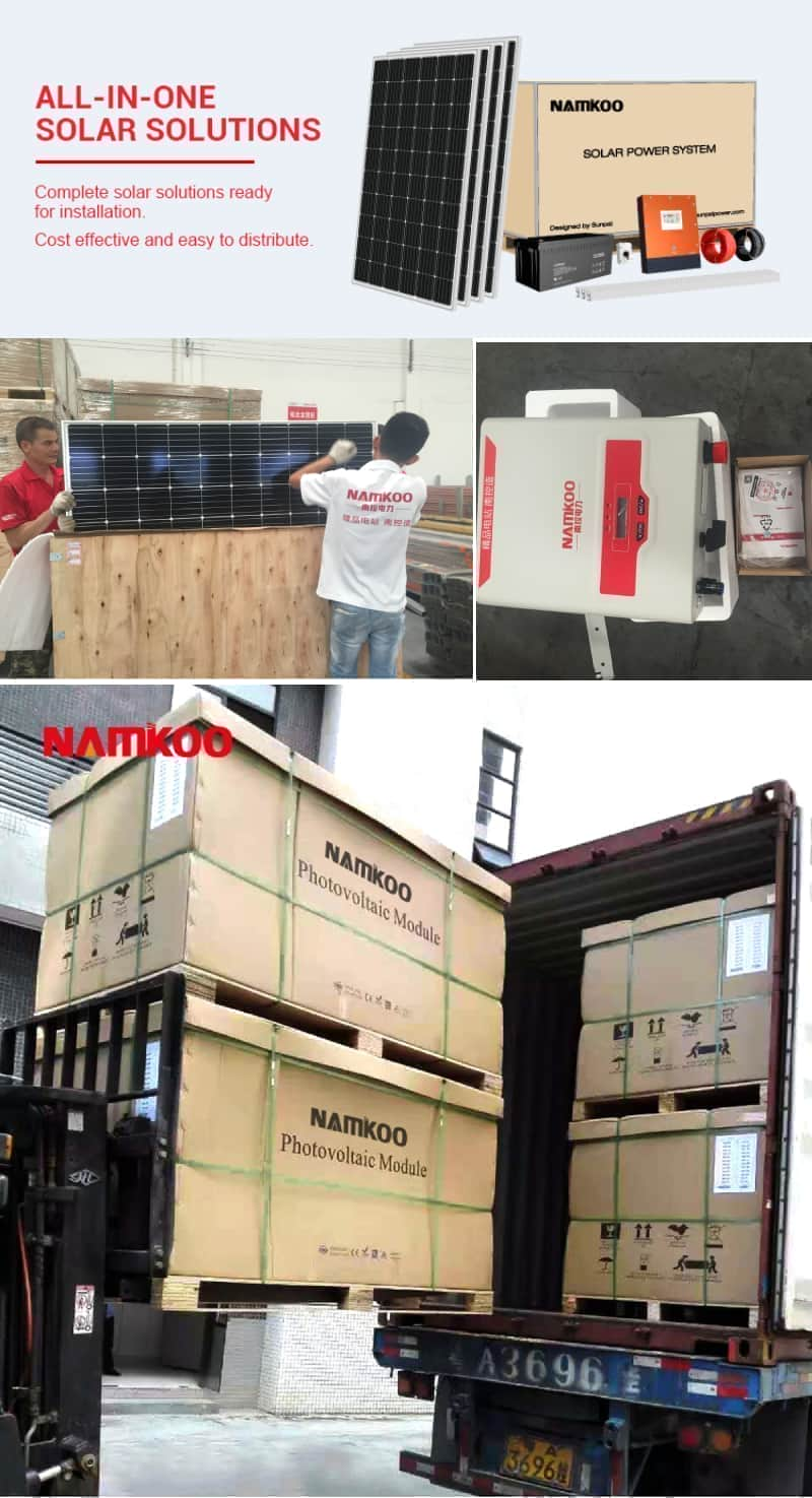 Namkoo solar packing