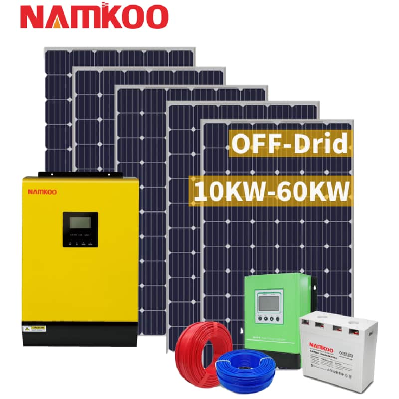  60kw Off Grid Solar System 10000 Watts Solar Energy Home System