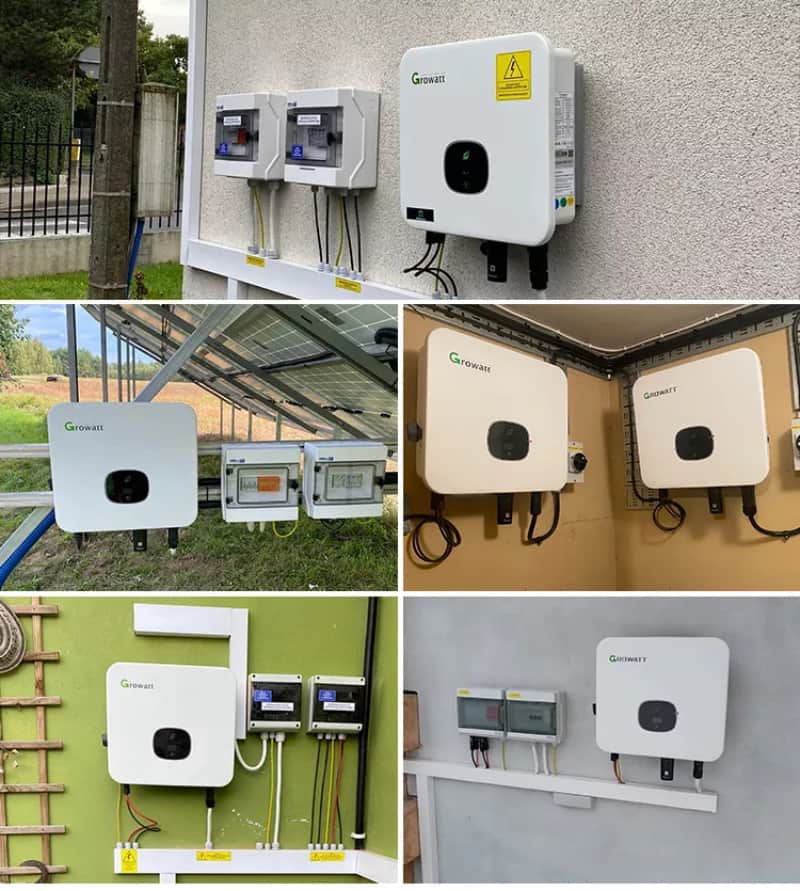 Growatt on grid solar inverter DC AC 10kw 15kw 20kw 30kw