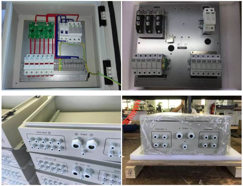 PV array ac combiner box