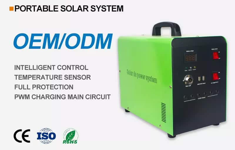 100w 12V100AH Solar Generator Portable Power Station System