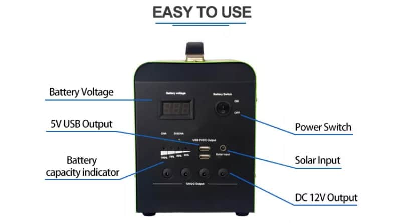  50W 50AH All In One PWM Mini Generator