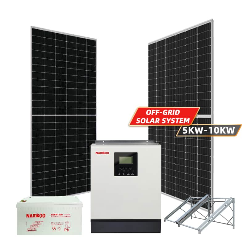  5KW 10kW Off Grid Home Complete Solar Panel System Kit