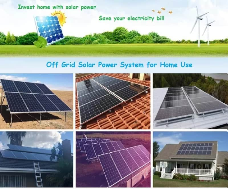 Solar Energy System Mppt Home Use off Grid 10kwSolar Power System