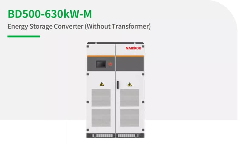 ESS 500KW 1000KW 1MW BD500-630kW-M Energy Storage Converter