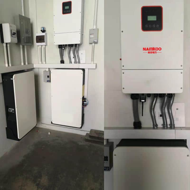 Factory Commercial 30KW 50KW 100KW 3 Phase Hybrid Solar Energy Storage System