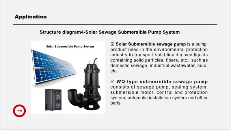 sewage submersible pump system
