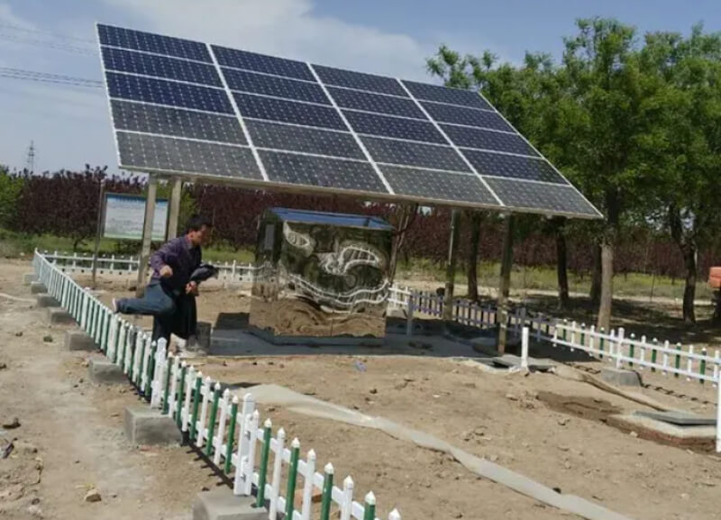 solar wastewater pump system in Cebu, Philippines