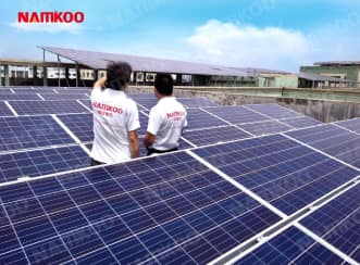 Namkoo becoming an officially certified Solar PV Installer