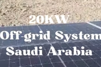 20kW Off Grid Solar System in Saudi Arabia