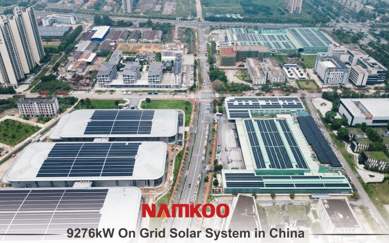Namkoo just completed a 9276kW on-grid solar project in China!