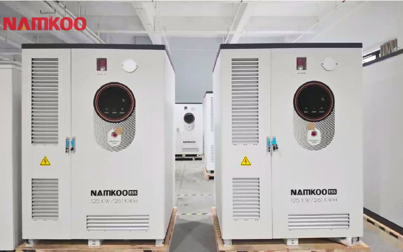 Namkoo all-in-one liquid cooling energy storage cabinets are now in accelerated production and system debugging